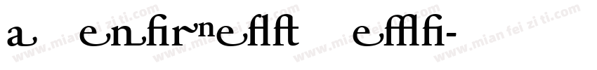 abenirNext demi字体转换